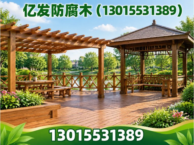 上街区防腐木批发展示图